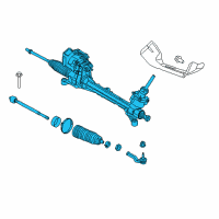 OEM 2017 Lincoln MKC Gear Assembly Diagram - EJ7Z-3504-T