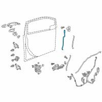 OEM 2019 Chevrolet Spark Lock Rod Diagram - 95244396