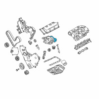 OEM 2008 Dodge Grand Caravan Gasket-Oil Pump Diagram - 4648938AC