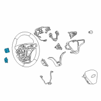 OEM 2018 Chevrolet Equinox Radio Switch Diagram - 39038546