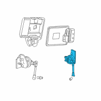 OEM 2016 Chevrolet Corvette Rear Sensor Diagram - 23110569