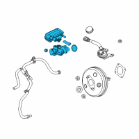 OEM Ford Fiesta Master Cylinder Diagram - C1BZ-2140-A