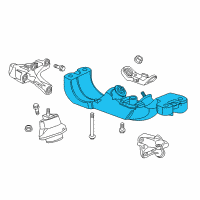 OEM 2018 Cadillac CTS Transmission Mount Diagram - 84119724