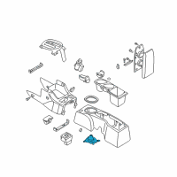 OEM Chrysler Cover Console SHIFTER Diagram - MR799123