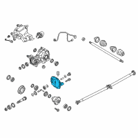 OEM 2018 Hyundai Tucson Cover Assembly Diagram - 53075-3B520