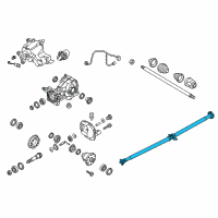OEM 2021 Hyundai Tucson Shaft Assembly-PROPELLER Diagram - 49300-D3500