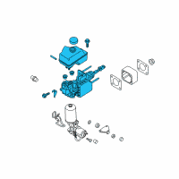 OEM 2012 Nissan NV1500 Cylinder Brake Master Diagram - 46010-1PA0A