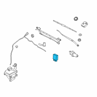 OEM Lincoln Wiper Control Module Diagram - 9E5Z-14B205-B