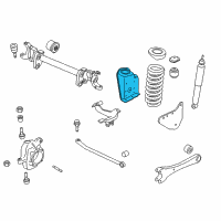 OEM 2013 Ford F-350 Super Duty Upper Bracket Diagram - BC3Z-5A306-B