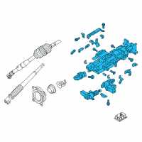 OEM 2014 Infiniti QX80 Column Assy-Steering, Upper Diagram - 48810-1LA6C