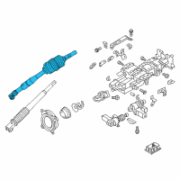 OEM Infiniti Joint-STRG Lower Diagram - 48080-1ZR0A