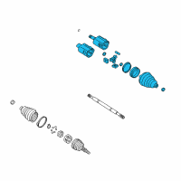 OEM 1998 Oldsmobile Aurora CV Joints Diagram - 26063189