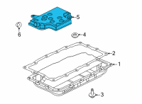 OEM 2019 Chevrolet Silverado 1500 LD FILTER KIT, A/TRNS FLUID (W/SEAL) Diagram - 24294355