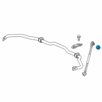OEM 2014 Acura RLX Nut, Self-Lock (10MM) Diagram - 90212-SA5-003