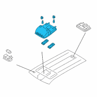 OEM Kia Borrego Lamp Assembly-OVERHEADEAD Console Diagram - 928002J010H9