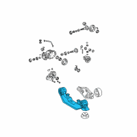 OEM Toyota Differential Mount Diagram - 52380-32020