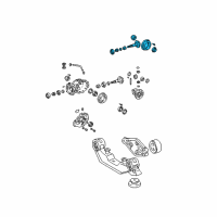 OEM Toyota Matrix Ring & Pinion Diagram - 41201-80124