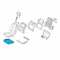 OEM 2012 BMW X5 Seat Upholstery Diagram - 52-10-7-156-999