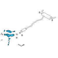 OEM 2017 Ford Fusion Catalytic Converter Diagram - HG9Z-5E212-D