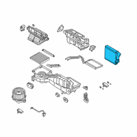 OEM 2021 Ford Ranger Evaporator Core Diagram - KB3Z-19860-AA