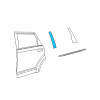 OEM 2010 Dodge Journey APPLIQUE-B Pillar Diagram - 5116326AA