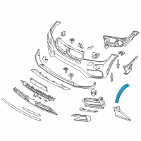 OEM 2017 BMW X6 Side Marker Light, Front, Left Diagram - 63-14-7-317-255