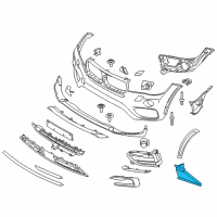 OEM BMW X6 Cover, External Engine Oil Cooler, Right Diagram - 51-11-7-319-774