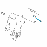 OEM Lexus Windshield Wiper Arm Assembly, Right Diagram - 85211-60200