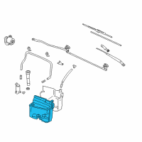 OEM Toyota Land Cruiser Reservoir Assembly Diagram - 85325-60100