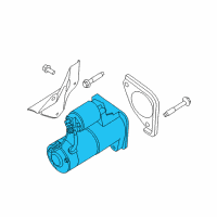 OEM Nissan NV1500 Motor Assembly-Starter REMAN Diagram - 2330M-EA20ARW