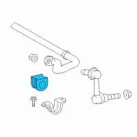 OEM 2014 Lexus LS460 Bush, STABILIZER Diagram - 48815-50200