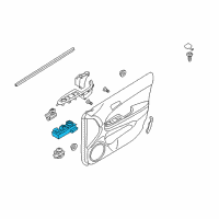 OEM Hyundai Elantra Power Window Sub-Switch Assembly Diagram - 93575-2L110