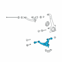 OEM 2015 Toyota 4Runner Lower Control Arm Diagram - 48068-60051