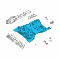 OEM Hyundai XG350 Panel-Rear Floor Diagram - 65511-39101