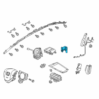 OEM 2014 Honda Civic Sensor Assy., FR. Crash Diagram - 77930-TR3-C11