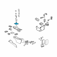 OEM 2005 Pontiac GTO Boot, Manual Transmission Control Lever Diagram - 92147889