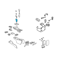 OEM 2006 Pontiac GTO Handle, Automatic Transmission Control Lever Diagram - 92145644
