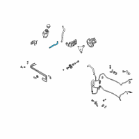 OEM Infiniti M45 Power Steering Return Hose Diagram - 49725-CR900