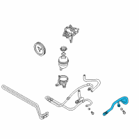 OEM BMW Return Pipe Diagram - 32-41-2-282-354