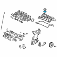OEM 2020 Acura ILX Gasket, Oil Filler Diagram - 15613-PC6-000