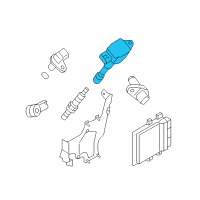 OEM 2014 Nissan GT-R Ignition Coil Assembly Diagram - 22448-JF00B