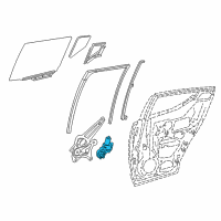 OEM 2020 Toyota C-HR Window Motor Diagram - 85710-10120