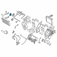 OEM 2010 Kia Sedona Mode Actuator, Left Diagram - 971554D000