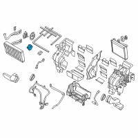 OEM Hyundai Entourage Temperature Actuator, Right Diagram - 97156-4D000