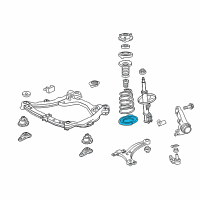 OEM 2017 Toyota Camry Lower Insulator Diagram - 48158-06071