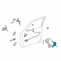 OEM 1999 Toyota Camry Lock Diagram - 69304-AA010