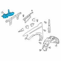 OEM Ford Edge Upper Shield Diagram - KT4Z-16102-D