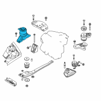 OEM 2004 Ford Escape Front Insulator Diagram - YL8Z-6068-AA