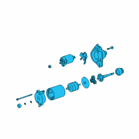 OEM Lexus LS400 Reman Starter Diagram - 28100-50062-84