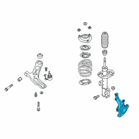 OEM 2022 Hyundai Veloster N Knuckle-Front Axle, RH Diagram - 51711-K9000